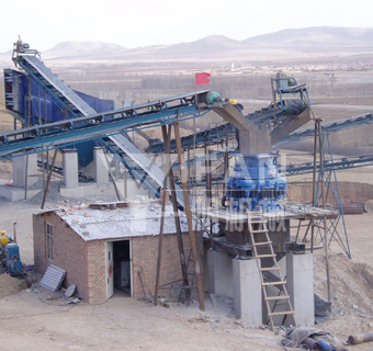 碎石生產線工作現場